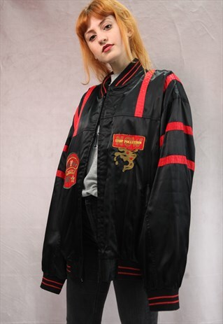 VINTAGE USA EAGLE BOMBER JACKET