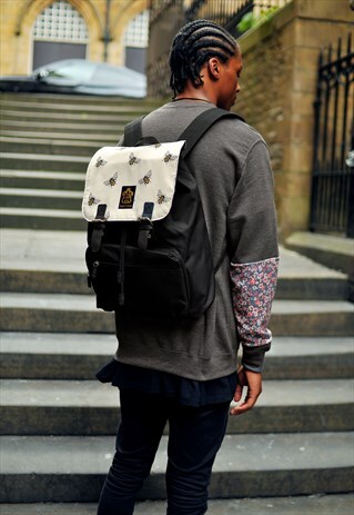 BUMBLE BEE PANEL LAPTOP BACKPACK