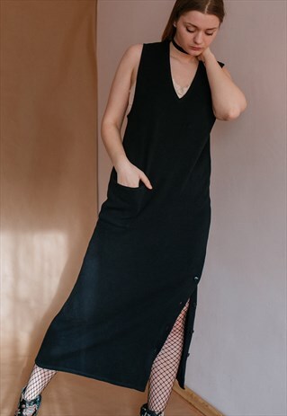 VINTAGE 90S GRUNGE MAXI DRESS