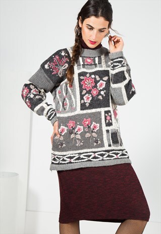 VINTAGE 80S KNIT JUMPER / S0029