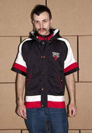VINTAGE 90S CHAMPION CHICAGO BULLS TRACKSUIT TOP JACKET