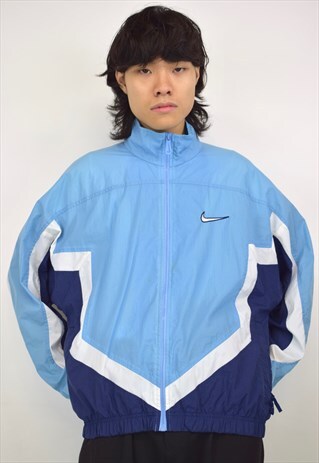 VINTAGE 90S NIKE TWO-TONE BLUE JACKET
