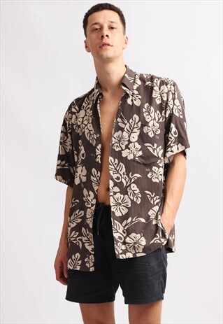 VINTAGE ONO & COMPANY ABSTRACT PRINT SHIRT