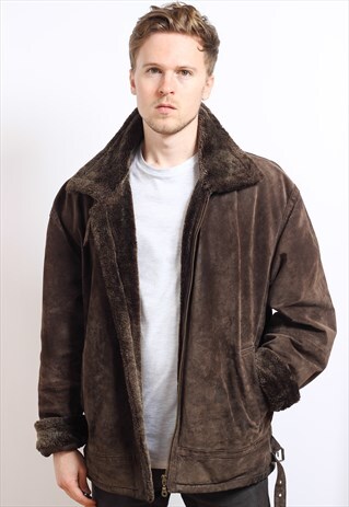 VINTAGE SUEDE AVIATOR JACKET
