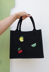 The multi fruit Mini Jute Bag