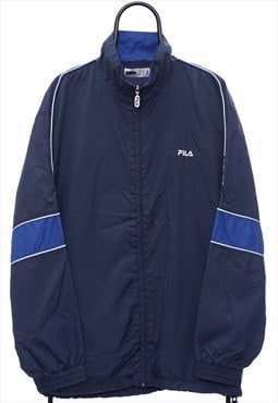 Vintage Fila Navy Track Jacket Mens