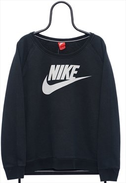 Vintage Nike Graphic Black Sweatshirt Womens