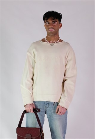 STONE ISLAND 1992 CREAM SWEATSHIRT