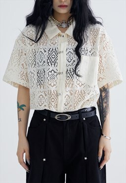 Women's Cutout Design Premium Polo Shirt S VOL.4