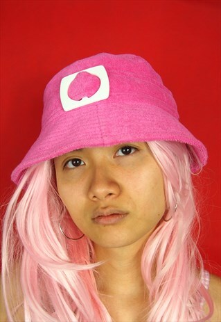 VINTAGE PINK BUCKET HAT