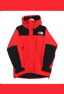 red north face coat mens