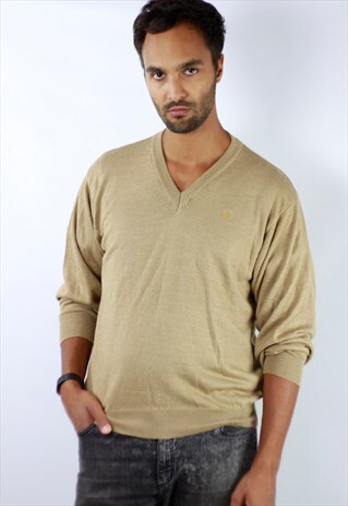 RALPH LAUREN WOOL JUMPER BEIGE