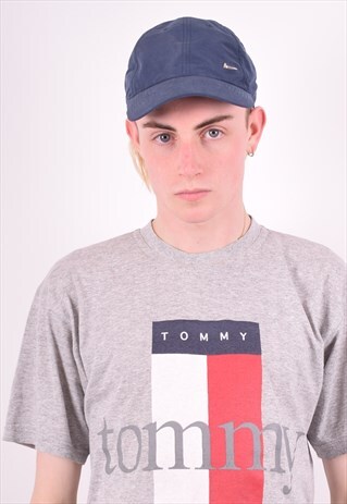 NIKE MENS VINTAGE CAP ONE SIZE NAVY BLUE 90S