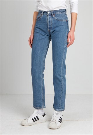 VINTAGE BLUE LEVI'S 501 FIT DENIM JEANS