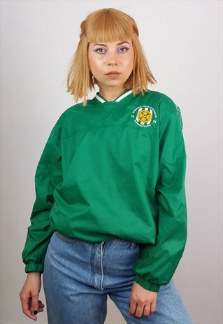 O'NEILLS VINTAGE 90'S IRELAND FOOTBALL JERSEY / WINDBREAKER