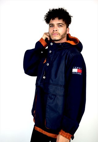 VINTAGE 90'S TOMMY HILFIGER 1/4 ZIP PULLOVER