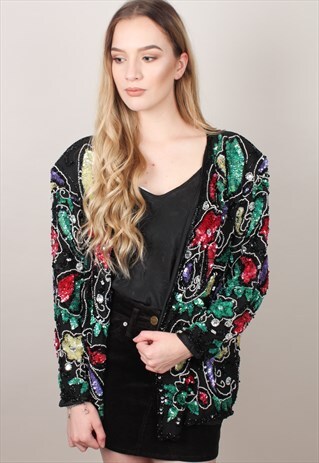 VINTAGE SEQUIN JACKET ASM1737