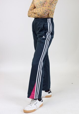 plain navy tracksuit bottoms womens