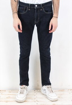 519 Vintage Mens W32 L32 Slim Fit Skinny Jeans Denim Pants