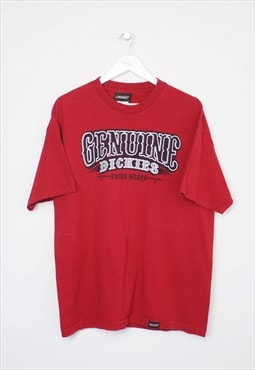 Vintage Dickies print t-shirt in red. Best fits XL