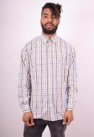 PAUL & SHARK MENS VINTAGE SHIRT LARGE MULTI STRIPES 90S