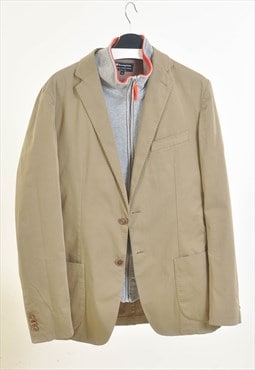 Vintage 00s blazer jacket in khaki