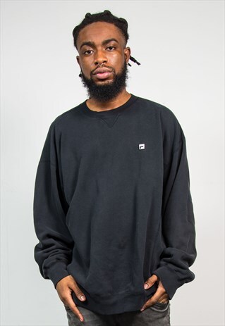 FILA 90'S VINTAGE BLACK SWEATSHIRT