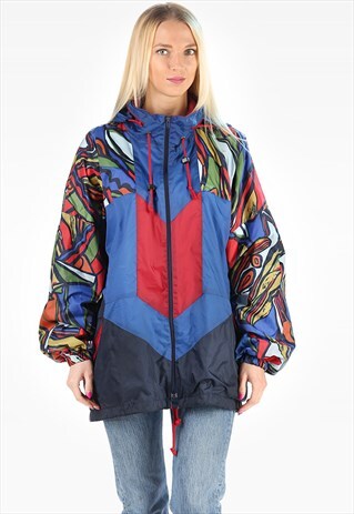 FESTIVAL RAIN COAT HOODED TRACK JACKET