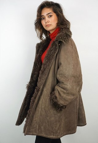 VINTAGE 90'S SHERLING COAT