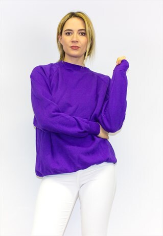 VINTAGE DEEP PURPLE SWEATSHIRT