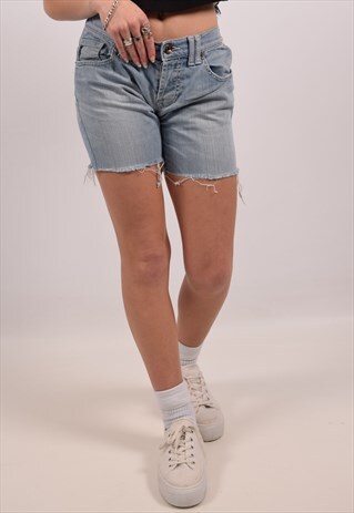 VINTAGE ARMANI DENIM SHORTS BLUE