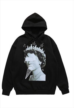 Queen Elizabeth hoodie punk pullover premium ravehr jumper