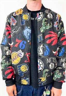 Vintage y2k bomber NBA jacket 