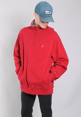 VINTAGE NAUTICA 1/4 ZIP SWEATSHIRT
