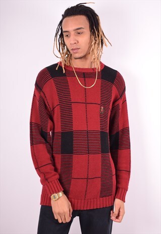 CHAPS RALPH LAUREN MENS VINTAGE JUMPER SWEATER MEDIUM 90'S