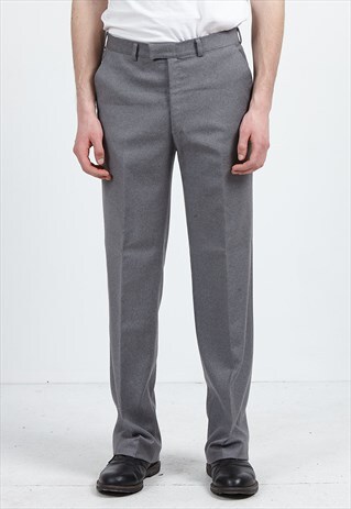VINTAGE GREY TROUSERS BOTTOMS