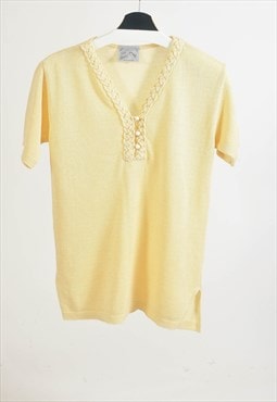 VINTAGE 90S yellow blouse