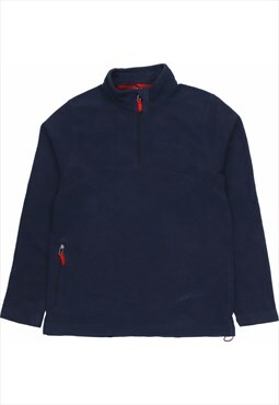 LOTTO 90's Quarter Zip Fleece Sweatshirt Medium (missing siz