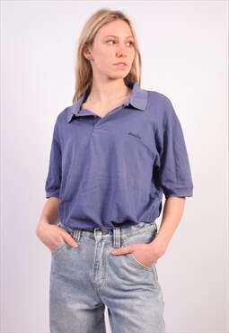 Vintage Diadora Polo Shirt Blue