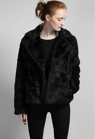 VINTAGE FAUX FUR JACKET