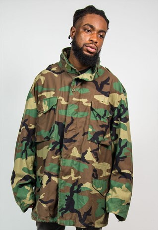 90S CAMOUFLAGE ARMY JACKET M65 COAT