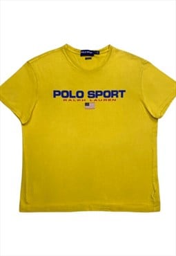 Ralph Lauren Polo Sport Yellow T-Shirt L