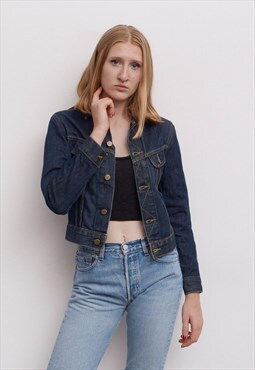 Vintage LEE 90's Women's S Denim Button Up Jacket Blazer