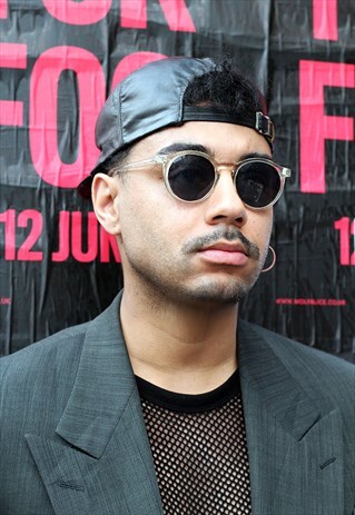 VINTAGE CLEAR RETRO SUNGLASSES