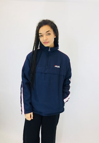 FILA FLEECE LINED EMBROIDERED COAT