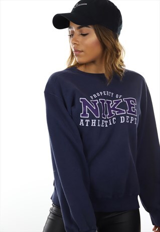 VINTAGE NIKE SWEATSHIRT NAVY