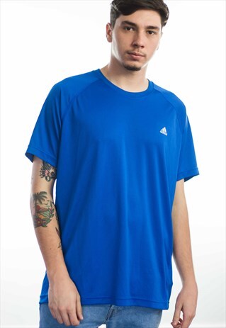 VINTAGE ADIDAS LOGO T-SHIRT 90S XL 5.4
