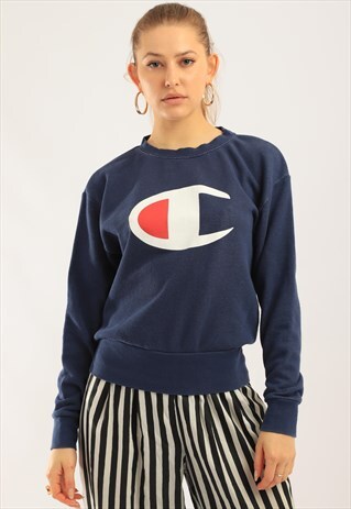 VINTAGE CHAMPION LARGE LOGO SWEATSHIRT