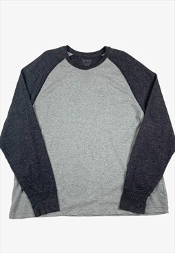 Vintage L.L.BEAN Raglan Thin Knit Sweatshirt Grey XL