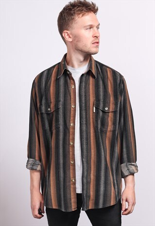 VINTAGE CORDUROY CORD SHIRT